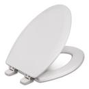 Centoco Manufacturing White Plastic Elongated Closed Front Toilet Seat 