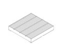 San Diego Precast Concrete American Disabilities Act Galvanized Steel Traffic Grate 