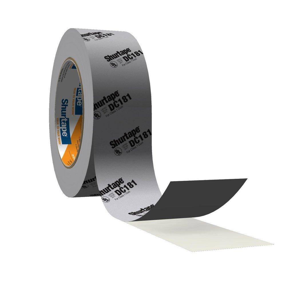Shurtape Black 2 in. x 120 yd. UL 181B-FX Listed Printed Film Tape 