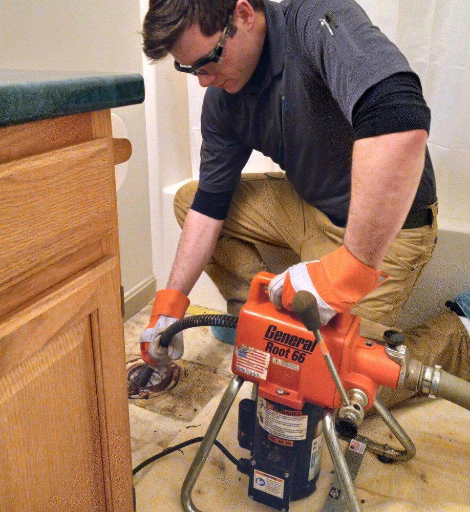 General Pipe Cleaners Orange Drain Cleaning Machine 