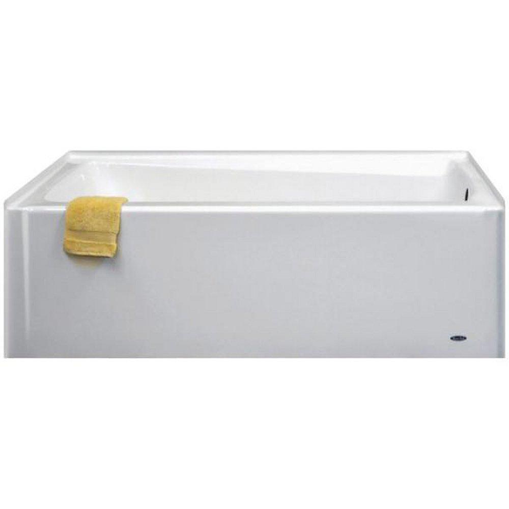 Warm Rain 60 X 33 Left Hand Fiberglass Reinforced Plastic Bath White 