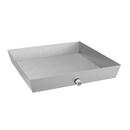 22 in. Galvanized Square Water Heater Pan