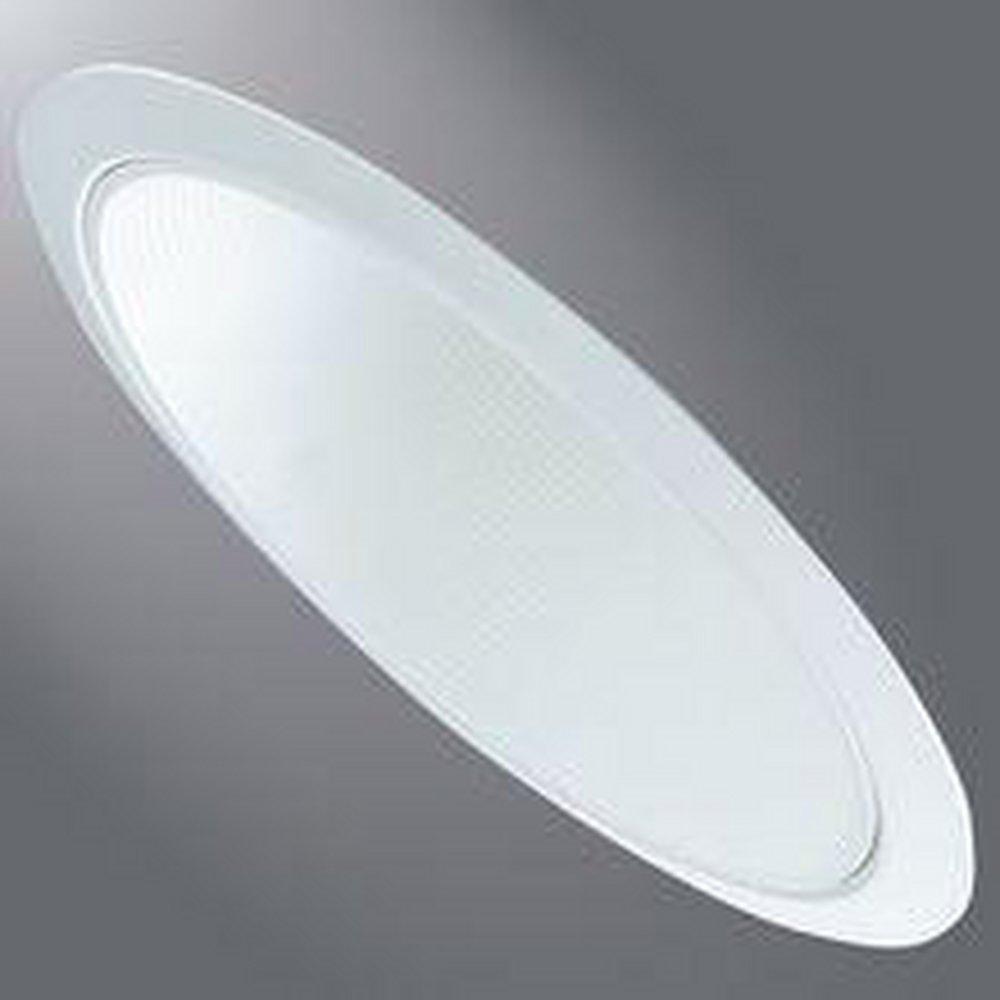 HALO White Medium White Baffle Trim in White 
