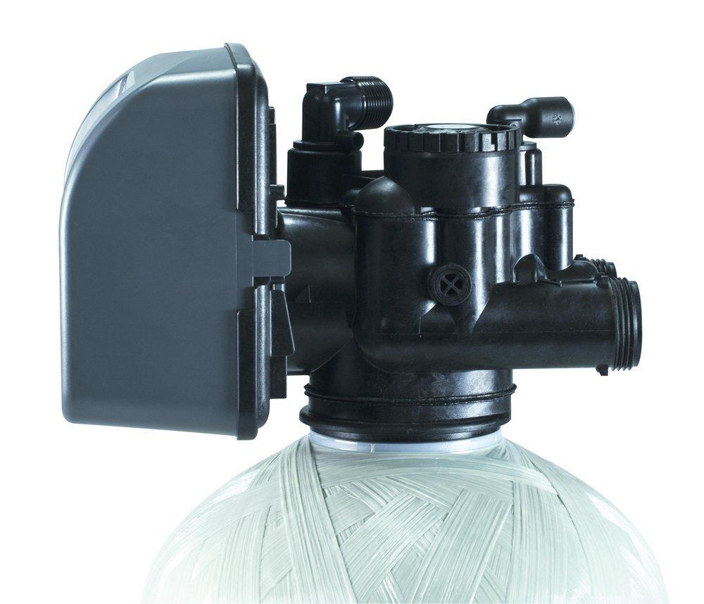 Lancaster Water Treatment Black Electric Demand Water Softener with Bypass 