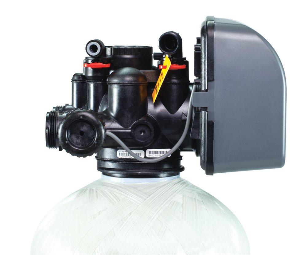 Lancaster Water Treatment Black Electric Demand Water Softener with Bypass 