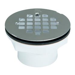 2 in. Push On Plastic Stainless Steel Shower Drain
