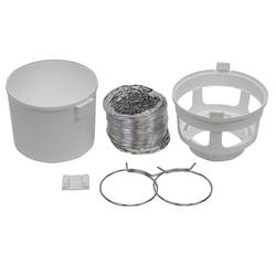 Indoor Dryer Vent Kit White