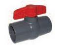 3/4 in. Plastic Full Port Solvent Weld 150# Ball Valve