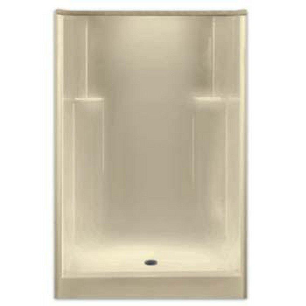 Aquarius Industries White 35-1/2 x 48 x 74 in. Alcove Shower Unit 