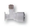 1/2 x 3/8 in. Push x OD Compression Pull Angle Supply Stop Valve in White