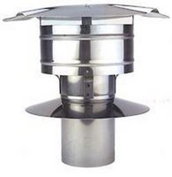 4 in. Aluminum Z-Vent Rain Cap