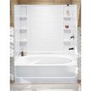 Sterling White 60 x 43-1/2 x 54-1/4 in. Tub & Shower Wall 