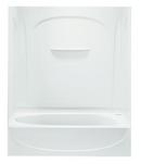 Sterling White 60 x 73-1/2 in. Tub & Shower Wall 