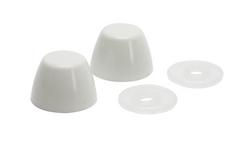 Toilet Bowl Bolt Cap in White