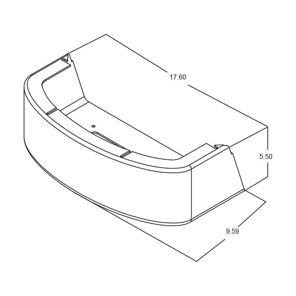 Elkay Grey Cane Apron 