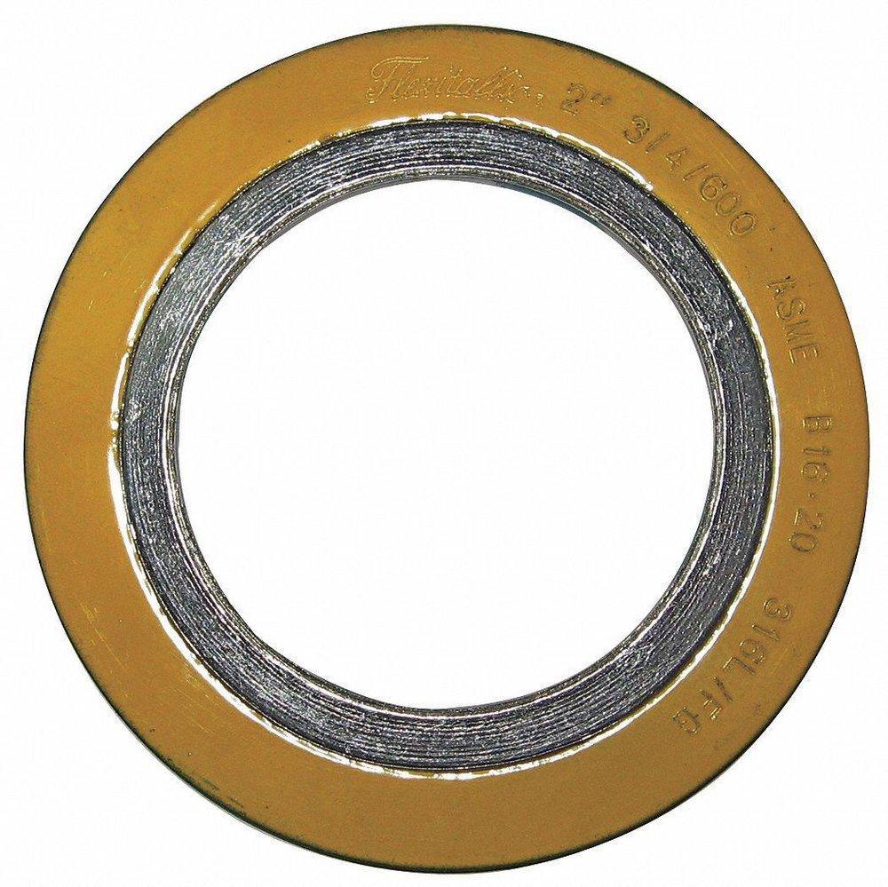 Flexitallic Yellow 304 Stainless Steel Spiral Wound Metal Gasket 