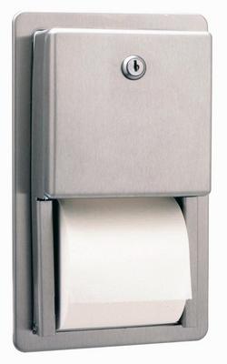 5-1/2 in. Multi-Roll Tissue Dispenser in Stainless Steel
