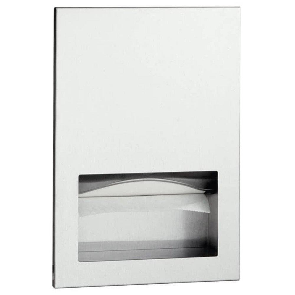 Bobrick Satin Stainless Steel Wall Mount Paper Towel Dispenser 