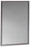 Bobrick Stainless Steel 18 in. Stainless Steel Channel Frame Glass Mirror 