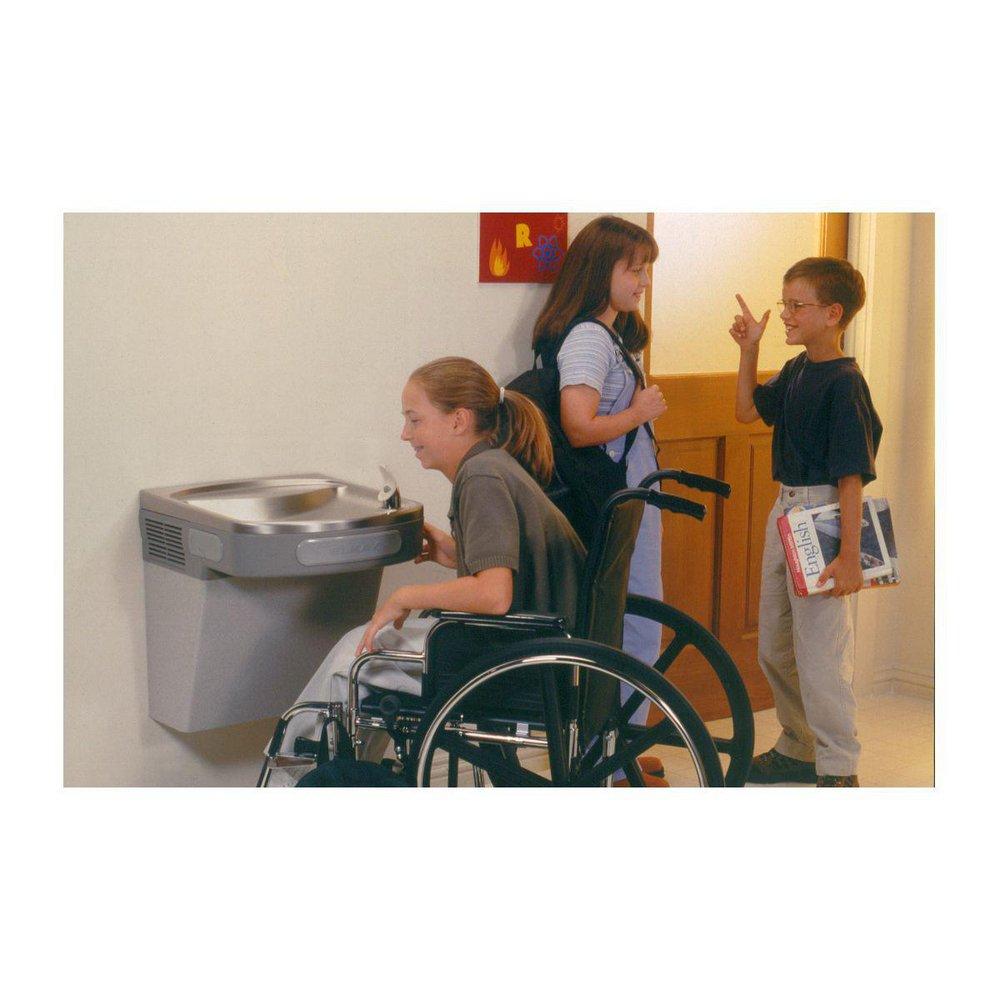 Elkay Light Grey Granite GPH Wall- Mount Single ADA Water Cooler 