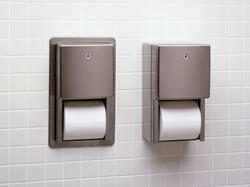 8-1/8 in. Multi-Roll Tissue Dispenser in Stainless Steel