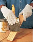 Memphis Glove Natural Cotton and Plastic Glove in Natural 