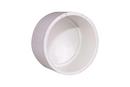 White PVC DWV HUB Cap 