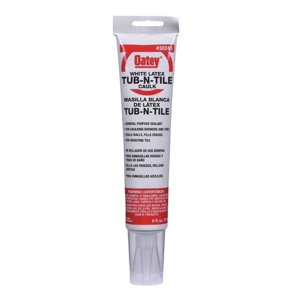 Oatey® White Tub & Tile Latex Caulk White 