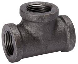1/2 in. FIPS Black Malleable Iron Tee