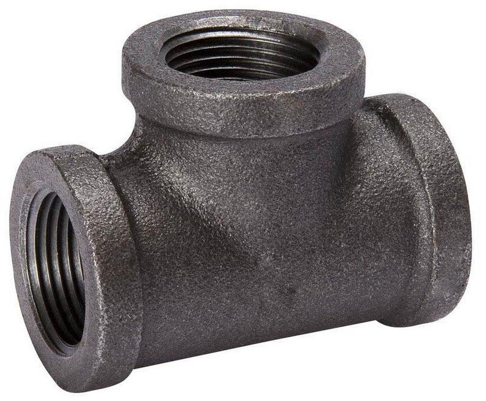 FIPS Black Malleable Iron Tee 