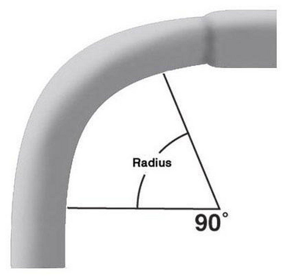 Can-Tex Industries 36 in. Radius Schedule 40 Bell End 90 Degree Conduit Elbow 