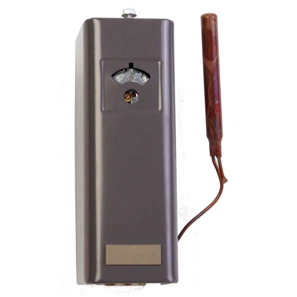 Resideo Grey 100 to 240F Aquastat Vertical Or Horizontal (Less Well) 