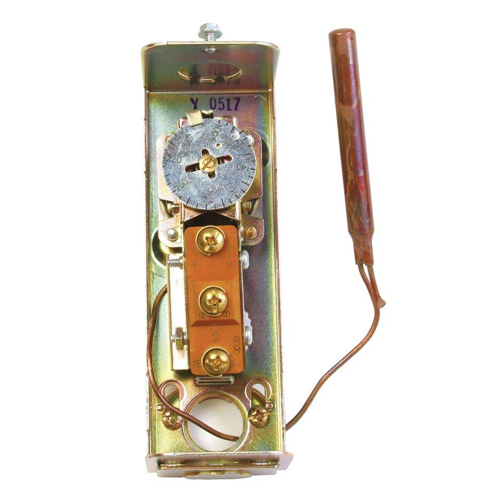 Resideo Grey 100 to 240 Deg F Hydronic Aquastat UL MP466 Copper 2-13/100 x 5-5/8 x 2 in. 