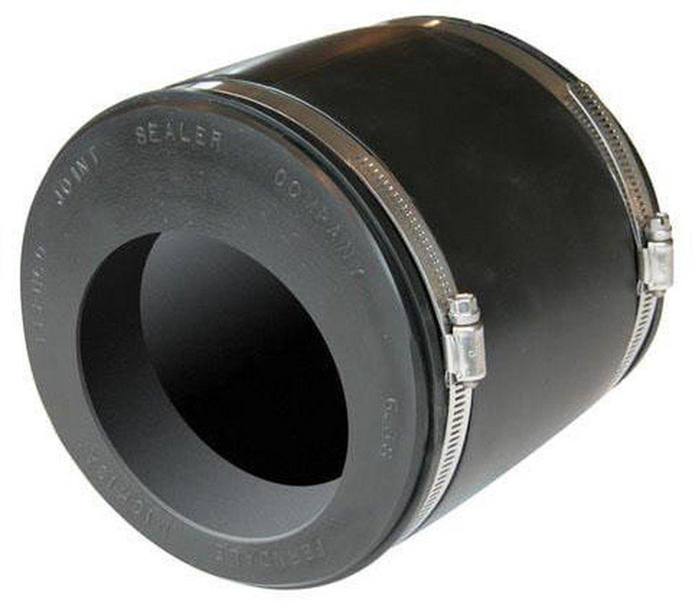 Fernco Cast Iron or Plastic 4.3# Reducing and Eccentric PVC Flexible Coupling 