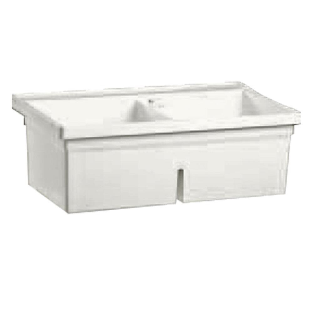 FIAT Products White 24 x 24 in. Mop Basin 