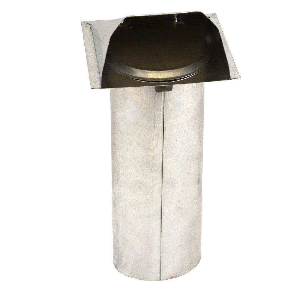 Jones Stephens Silver Dryer Vent Hood Aluminum 