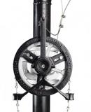 Babbitt Steam Specialty Cast Iron Rim with Guide Arm Safety Wheel 