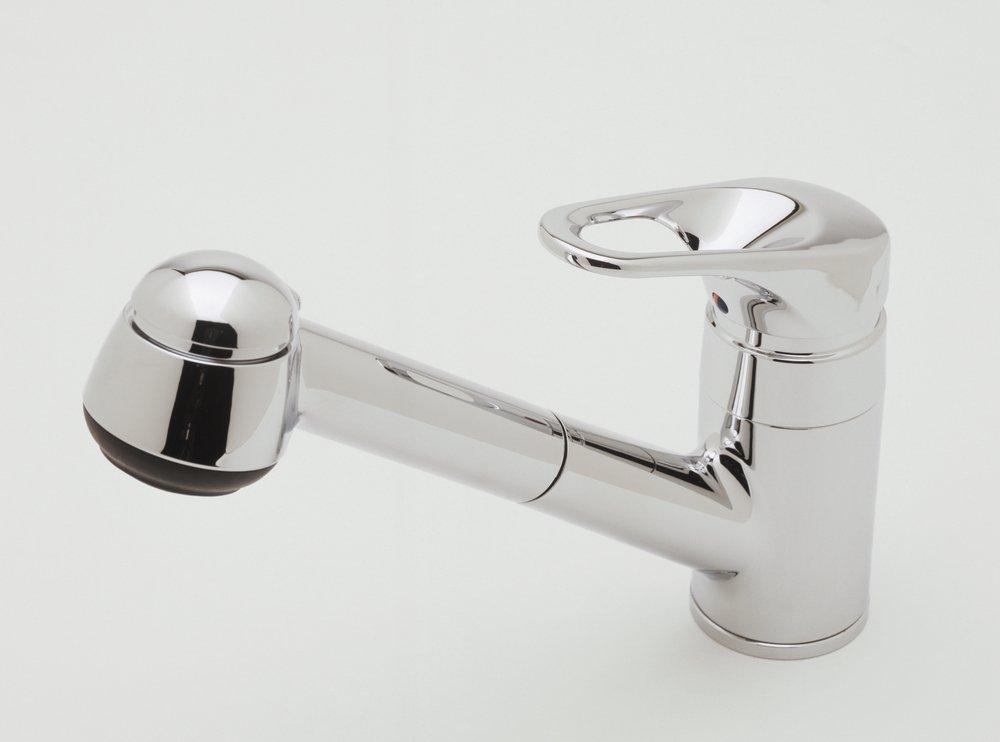 ROHL&reg; Polished Chrome 2.5 gpm 1-Hole Kitchen Faucet with Single Lever Handle and 9 in. Spout Reach 