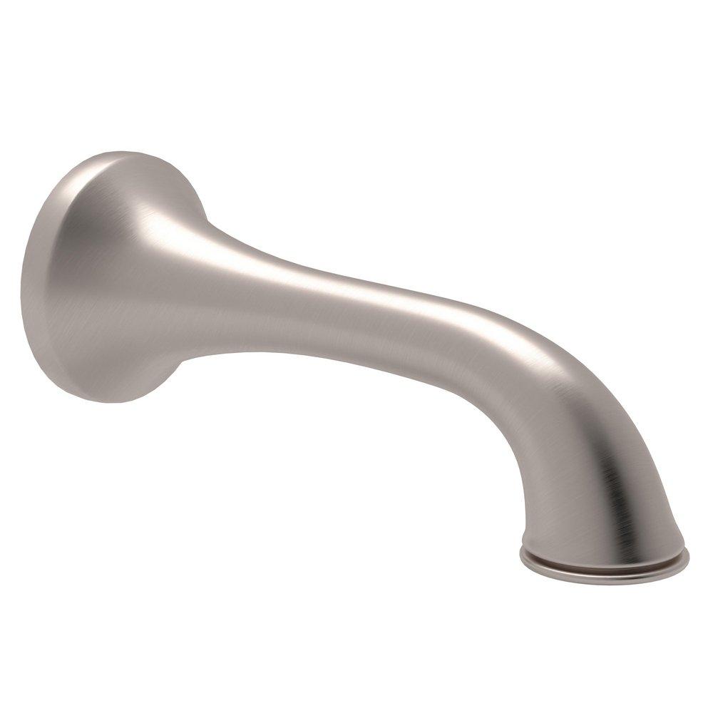 ROHL&reg; Satin Nickel Wall Mount Tub Spout with 7 in. Spout Reach 