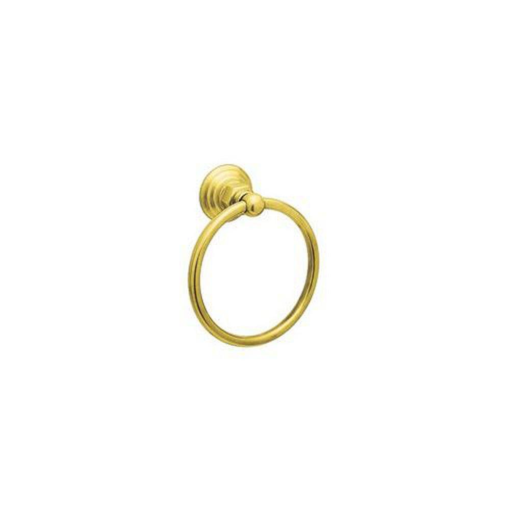 ROHL&reg; Inca Brass Round Closed Towel Ring 
