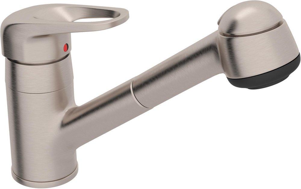 ROHL&reg; Satin Nickel Single Loop Handle Double Check Valve Kitchen Faucet 