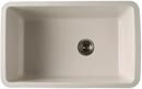 31-5/8 x 19-5/8 in. No Hole Fireclay Single Bowl Undermount Kitchen Sink in Pergame