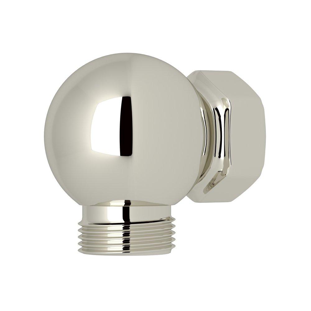 Perrin & Rowe&reg; Polished Nickel 1/2 x 3/4 in. Swivel Outlet and Connector 