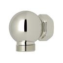Perrin & Rowe&reg; Polished Nickel 1/2 x 3/4 in. Swivel Outlet and Connector 