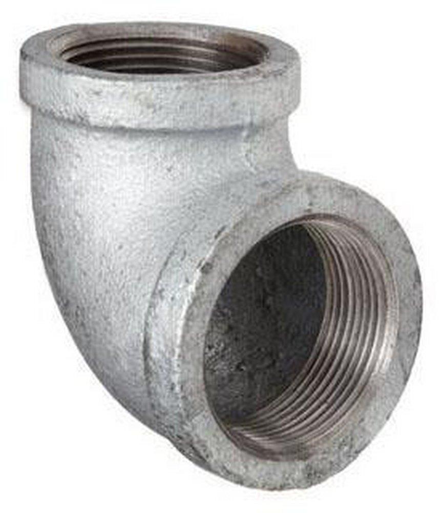 FPT 150# Galvanized 90 Degree Malleable Iron Reducing Elbow 