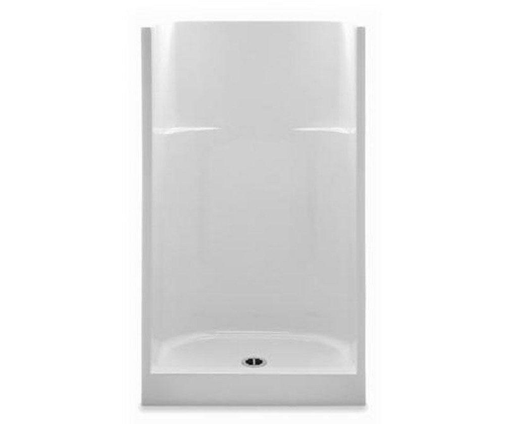 Aquatic White 37-1/4 x 36 x 76-1/4 in. Alcove Shower Unit 