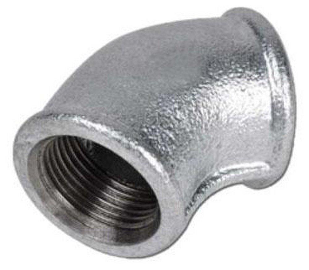 NPT 150# Global Galvanized Malleable Iron 45 Degree Elbow 