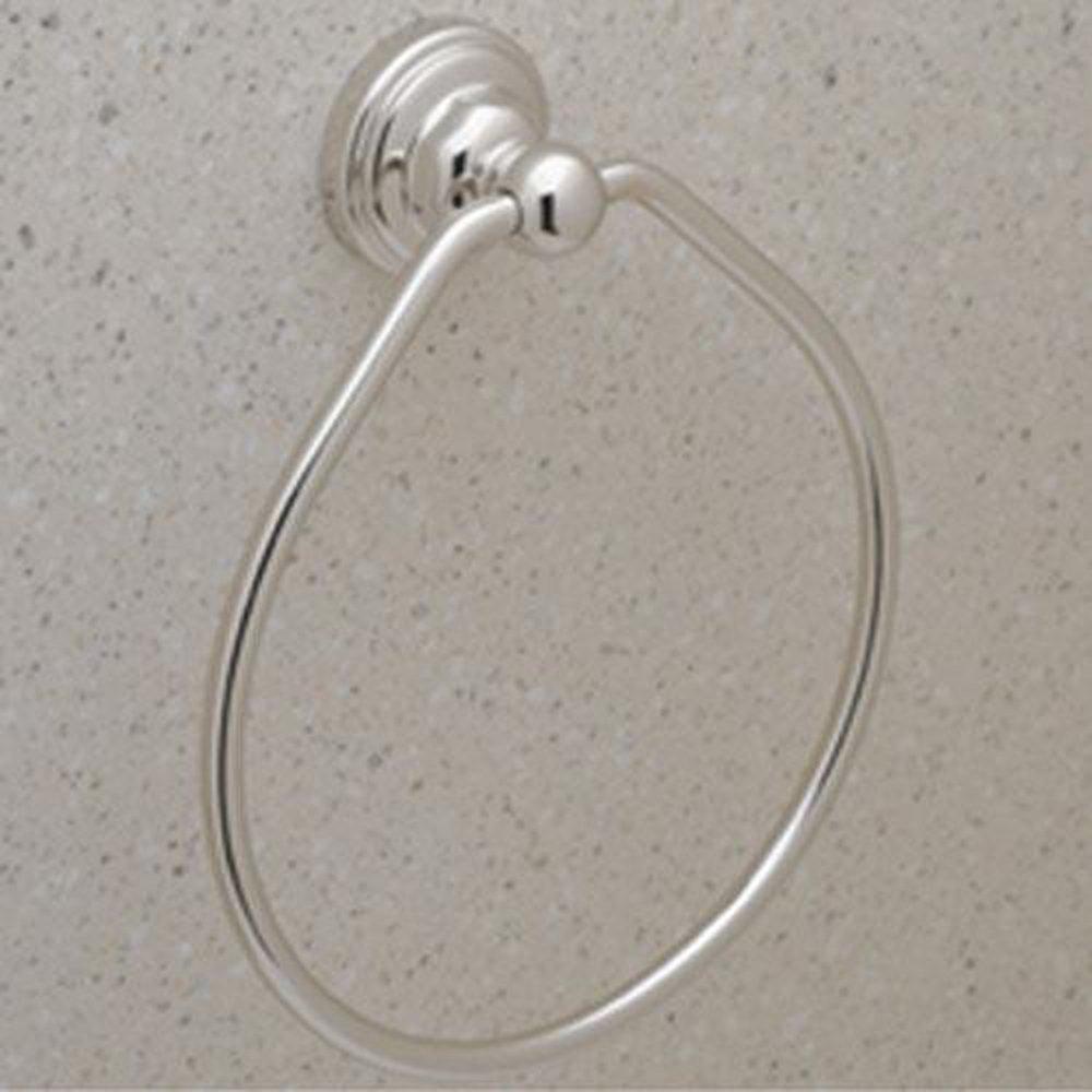 Perrin & Rowe Polished Nickel Oval Towel Ring 