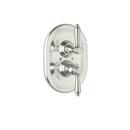 Thermostatic Volume Concealed Valve with Lever Handle in Polished Nickel
