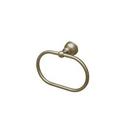 Oval Closed Towel Ring in Tuscan Brass